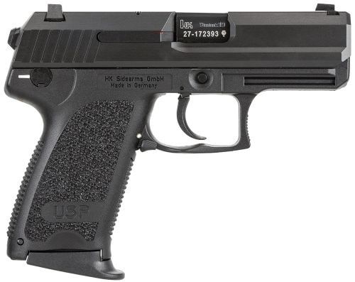 Heckler & Koch H&K USP Compact V7 LEM 9mm Luger 3.58 13+1 (2) Black Blued Steel Slide Black Polymer Grip