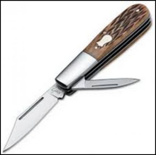 Boker Plus Knife 3.75 440C Stainless Drop Point Bone