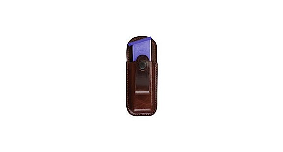Bianchi 23177 21 Open Top Mag Pouch for Glock 20/21 Tan Leather