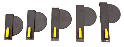 Versacarry 9XS Zerobulk IWB Size Extra Small Black/Yellow Resin Belt Clip Fits 9mm Ambidextrous Hand