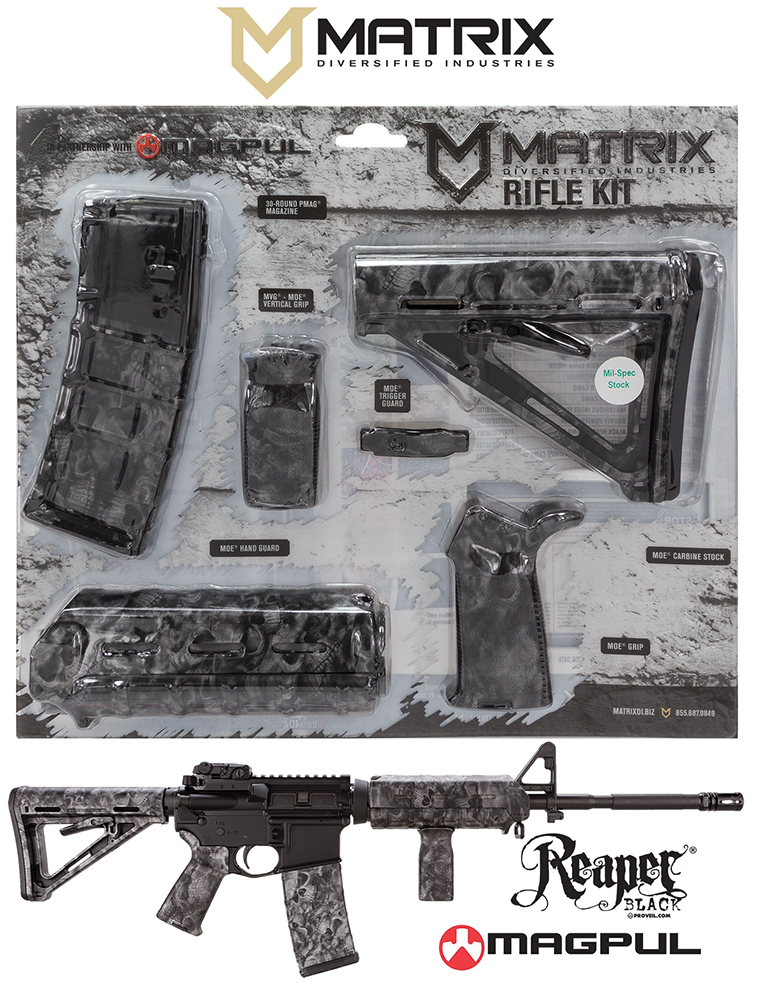 MDI Magpul ComSpec AR Furniture Kit Reaper Z Black