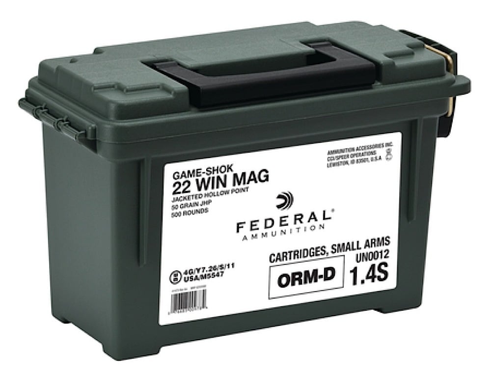 Federal Game-Shok Standard .22 MAG Jacketed Hollow Poi