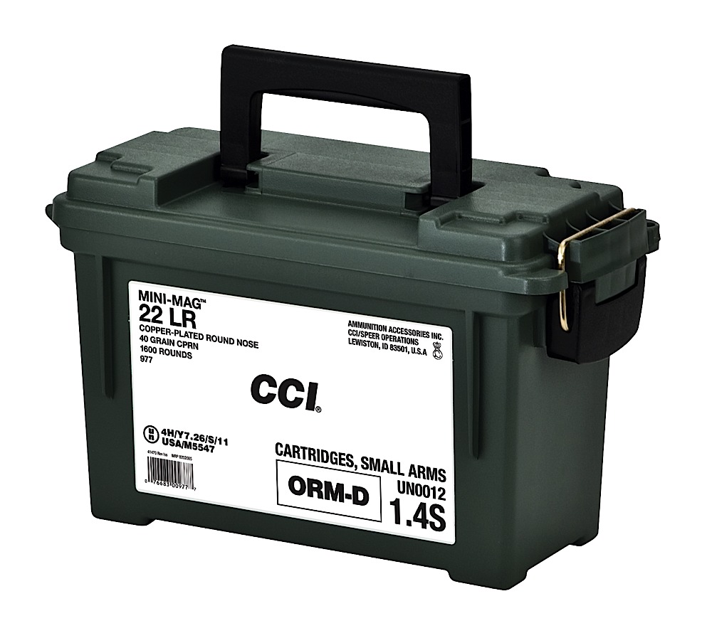 CCI 22 LR Mini Mag  40 GR 1600 rounds