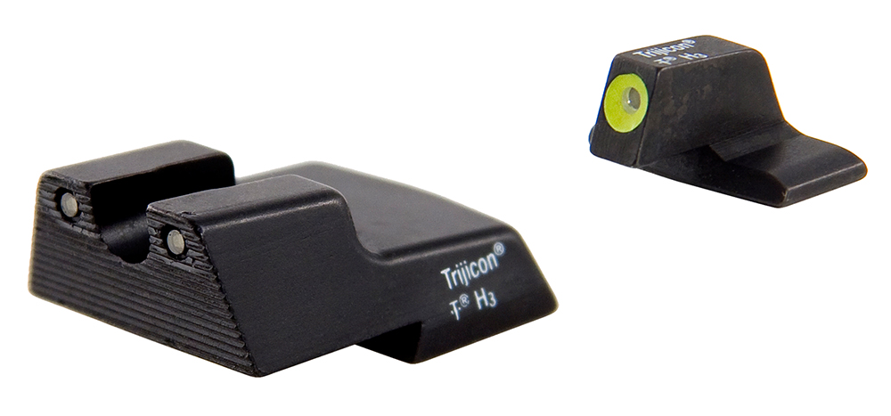 Trijicon HD Night Set 3-Dot for H&K 45C Green Tritium Handgun Sight