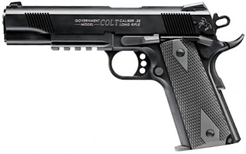 Walther Arms Colt 1911 A1 Government Tribute .22 LR  Rail 5 10+1 Pol