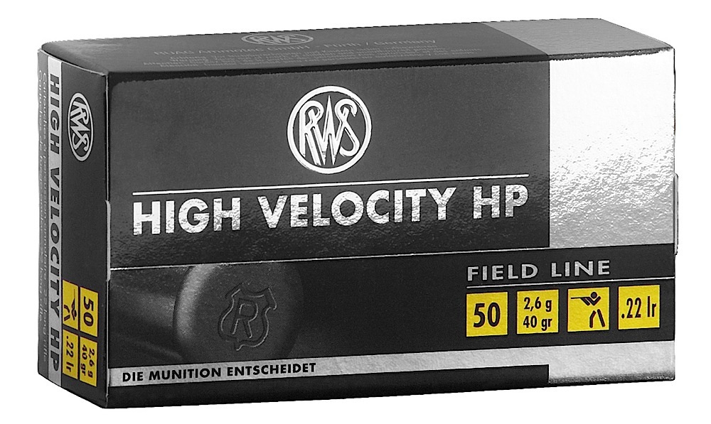 RWS .22 LR  40GR High Velocity Hollow Point 50 Per Box