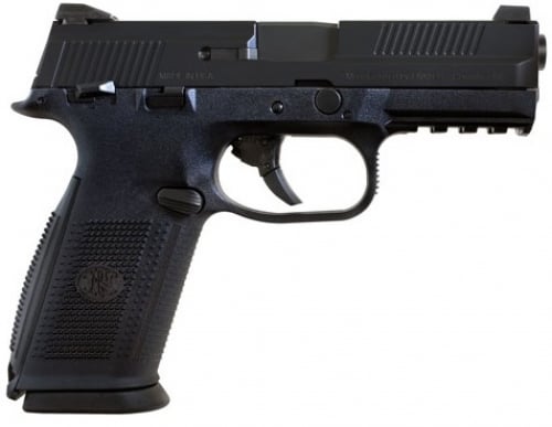 FN 66925 FNS9 Double 9mm Luger 4 17+1 Black Polymer Grip Black Stainless Steel