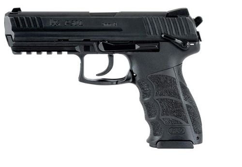 Heckler & Koch H&K P30 V3 40 S&W 4.45 13+1 (2) Black Blued Steel Long Slide Black Interchangeable Backstrap Grip