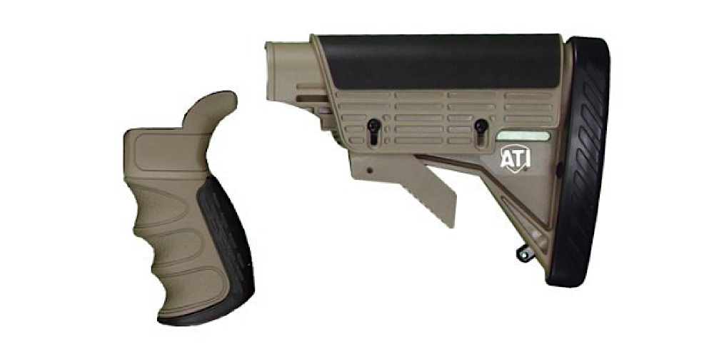ATI A2201222 AR15 Strikeforce Stock/Pistol Grip Glass-Filled Nylon Tan