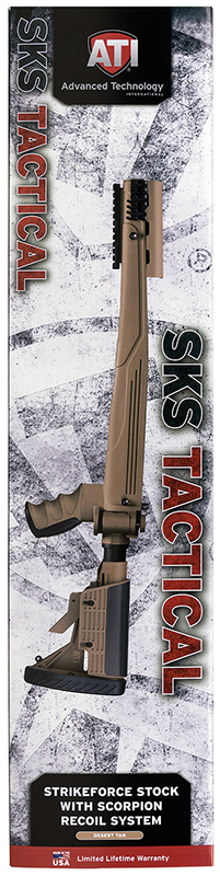ATI SKS Strikeforce Folding Rifle Stk Tan