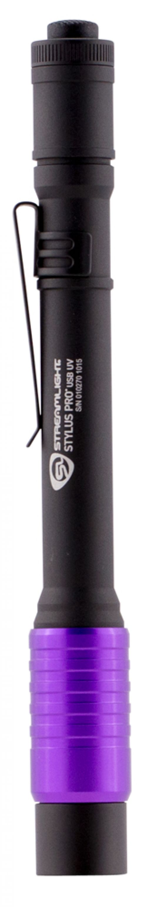 Streamlight Stylus Pro USB UV Rechargeable Penlight 400nm UV LED 325mW Li