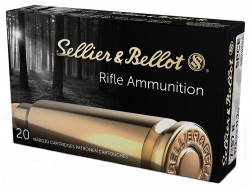 Sellier & Bellot Rimmed Cut-Through Edge Soft Point 7x57 Mauser Ammo 173 gr 20 Round Box