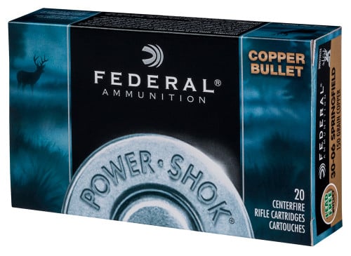 Federal Power-Shok Hollow Point 308 Winchester Ammo 150gr 20 Round Box