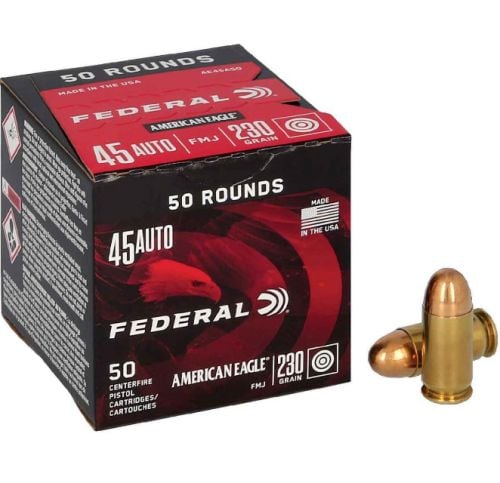 Federal American Eagle 45 ACP  230 GR Full Metal 50rd box