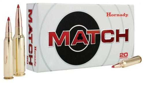 Hornady Match Boat Tail Hollow Point 223 Remington Ammo 20 Round Box