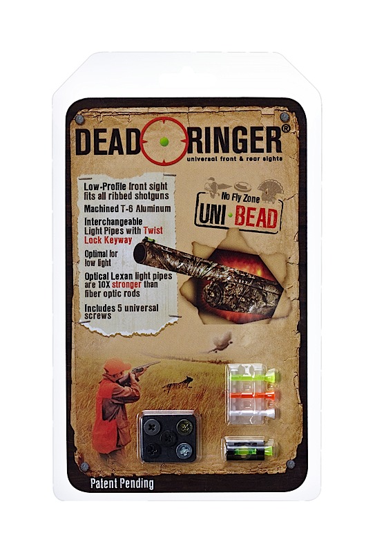 Dead Ringer Uni-Bead Interchangeable Green/Orange/White Lexan Front Shotgun Sights