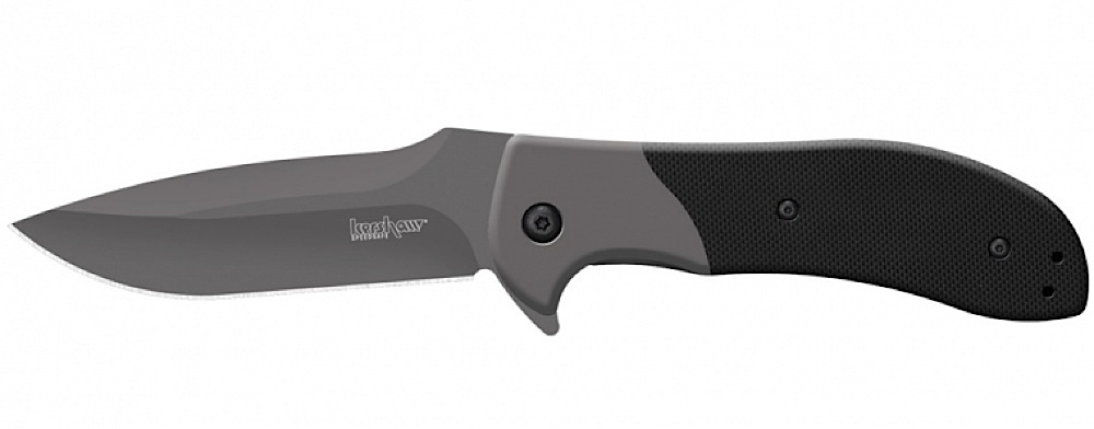 Kershaw Fldr 8Cr13MoV Stainless Drop Point Blade G-10