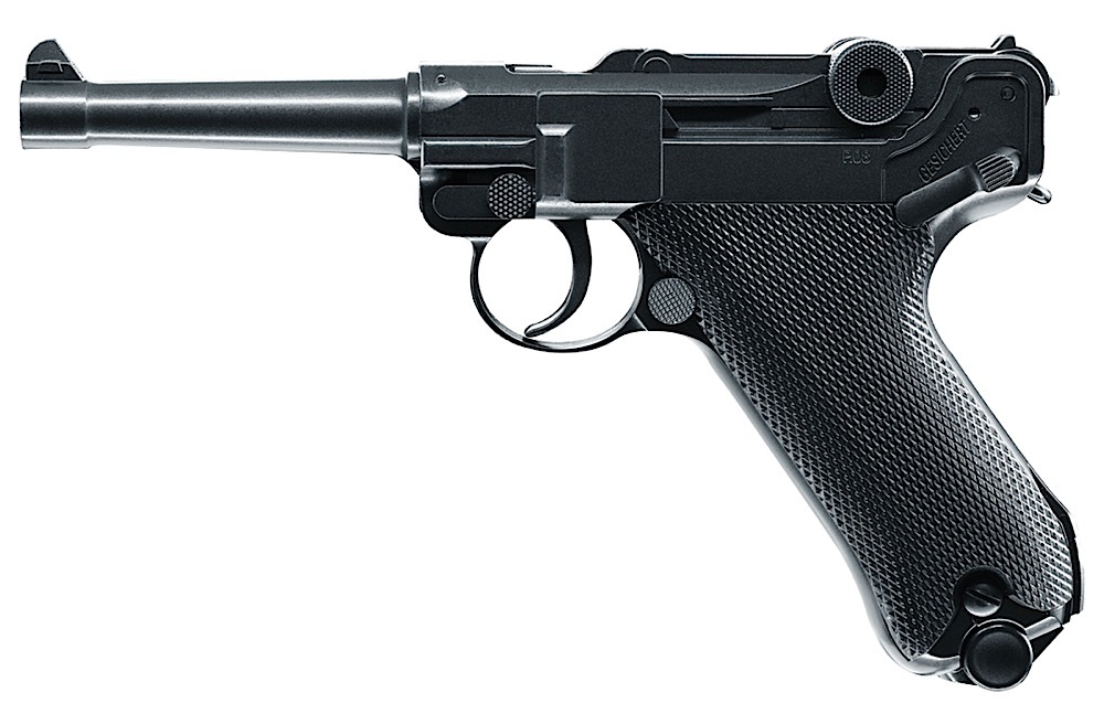 Luger P08 セミオートマチックガスピストル RWS Luger P08 Air Pistol Semi-Auto .177 BB | 2251800