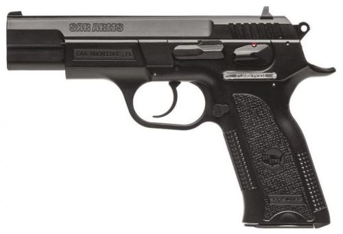 SAR SAR B6P 9mm 4.5 16+1 Black Polymer Grips Black F