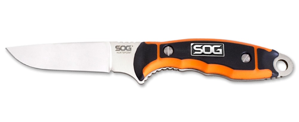 S.O.G Huntspoint Boning AUS-8 Drop Point Blade Orange