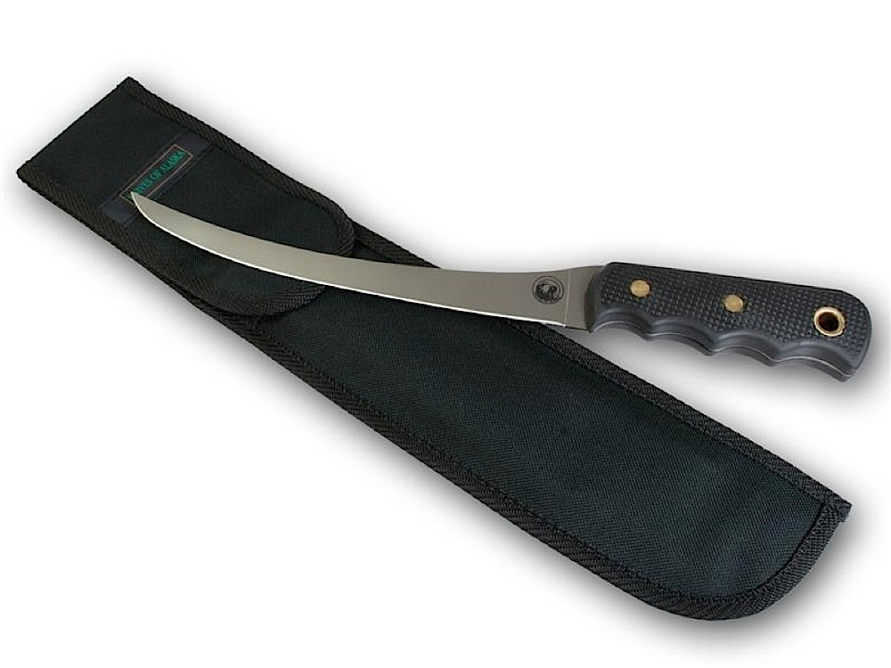 KOA Coho Fillet Knife 440C Stainless Flat Blade Syn