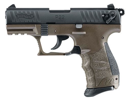 Walther Arms P22 Pistol .22 LR  3.42 10+1 TB