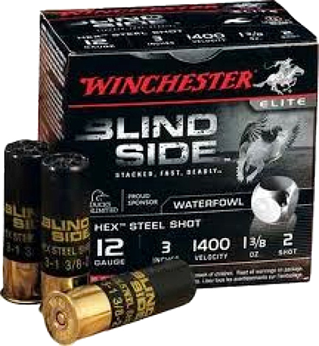 Winchester Ammo Blindside 4 Box 12 GA 3 2 25Bo