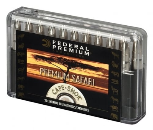 Federal Premium Safari Woodleigh Hydro Solid 370 Sako Magnum Ammo 20 Round Box