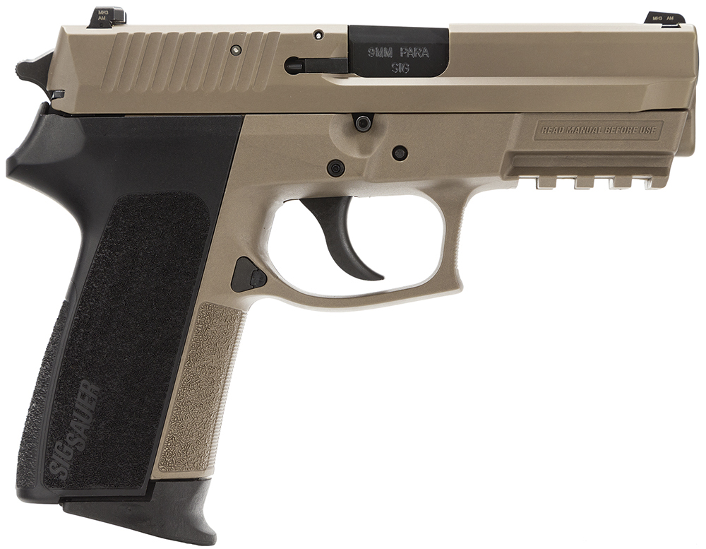 Sig Sauer E2022-9-Flat Dark Earth-BLKGRP SP2022 Flat Dark Earth BG 15+1 9mm 3.9