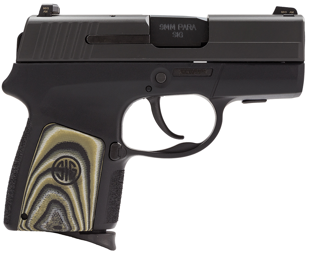 Sig Sauer 290RS-9-E-BLKGRN P290RS Enhanced 6+1 9mm 2.9