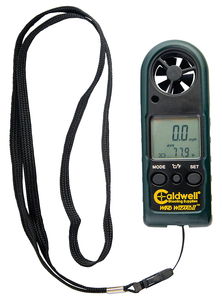 Caldwell Wind Wizard II Wind Speed Sensor LCD Display