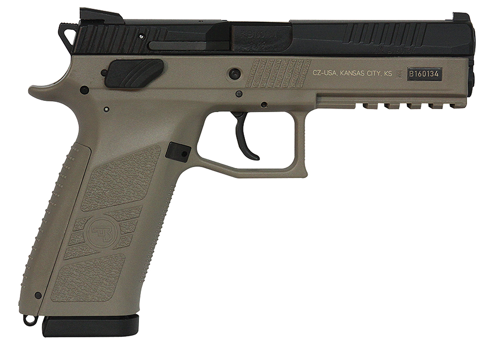 CZ-USA P09 POLY 9mm Flat Dark Earth 19RD Night Sights 91630 | 19+1