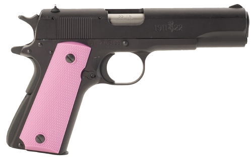 Browning 051819490 1911-22 Blk/Pink Composite 22LR 3.6 10+1 Pink Syn Grip Blk