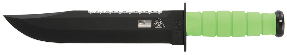 Ka-Bar Zombie Fixed 9.38 1095 Cro-Van Fixed Polymer