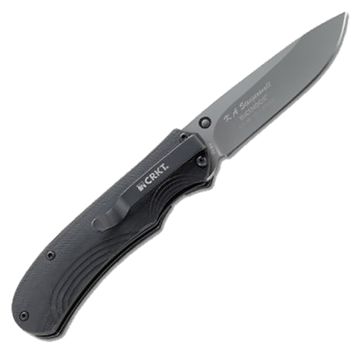 Columbia River 6875 Steigerwalt Folder 3 8Cr13MoV Drop Point Black G10 Serrate