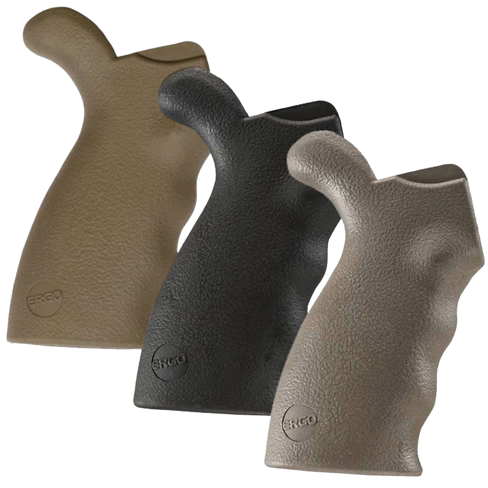 Ergo AR-15/AR-10 Grip AR-15 OD Green Overmolded Rubbe