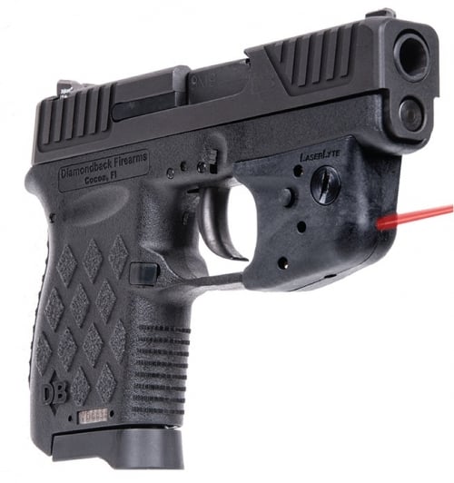 Diamondback DB9LL DB9 Micro-Compact with LaserLyte Double 9mm Luger 3 6+1 Blac