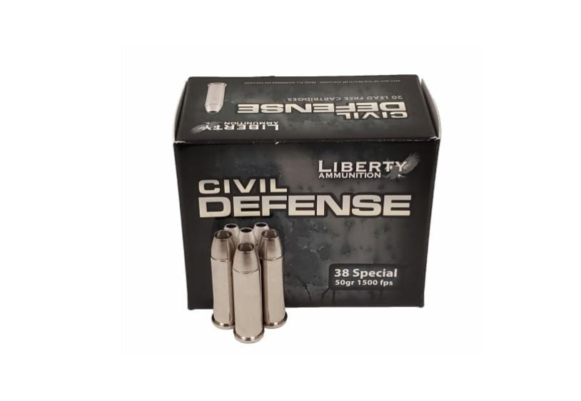 Liberty LA-CD-38-025 Civil Defense .38 Spc LF Fragmenting HP 50GR