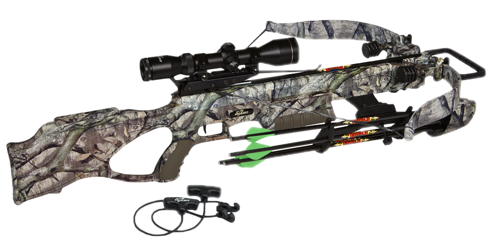 Excalibur Matrix Crossbow Package 405 FPS Mossy Oak Treestand