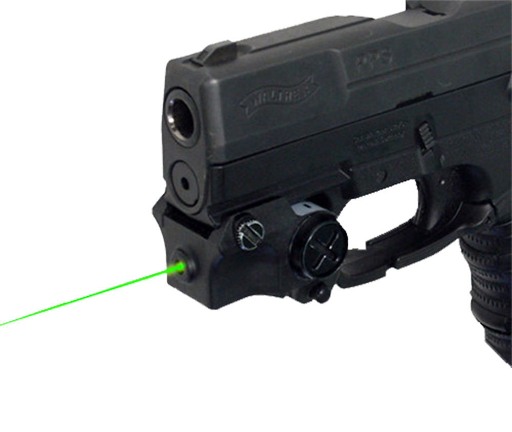 DMA XTS-CGL2 XTS Green Laser Rechargeable Sub-Compact Pistol w/Rail Black
