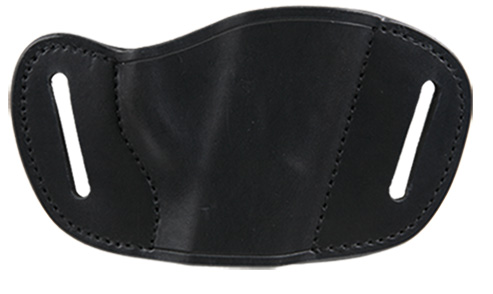 Bulldog Belt Slide Medium Automatic Handgun Holster Right Hand Leather Black