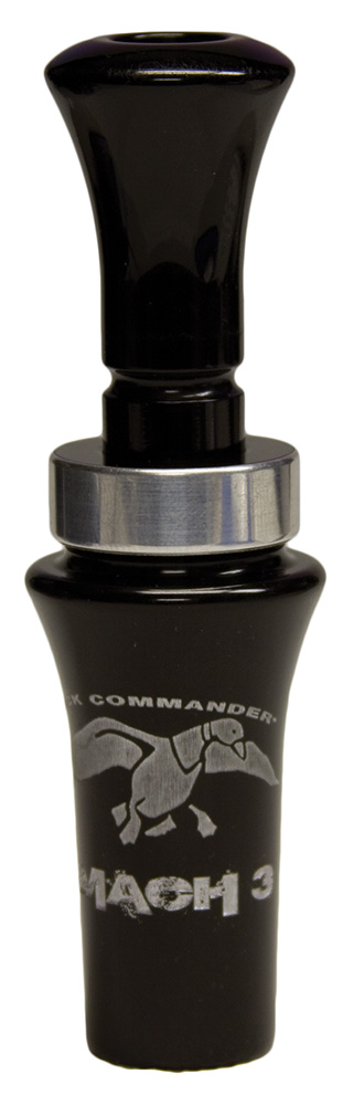 Duck Commander Mach 3 Duck Call Triple Reed Acrylic Black