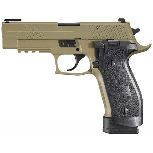 Sig Sauer E26R9TACOPSF P226 TACOPS SA/DA 9mm 4.4 20+1 Polymer Magswell Grips FDE