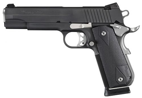 Sig Sauer 1911 Fastback Nightmare SAO 357Sig 5 9+1 Blk G10 Grip Bl