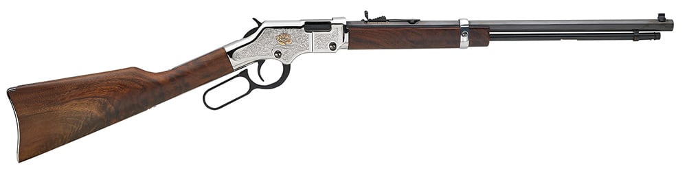Henry Engraved American Beauty Lever 22 Short/Long/Long Rifle 20 16 LR/