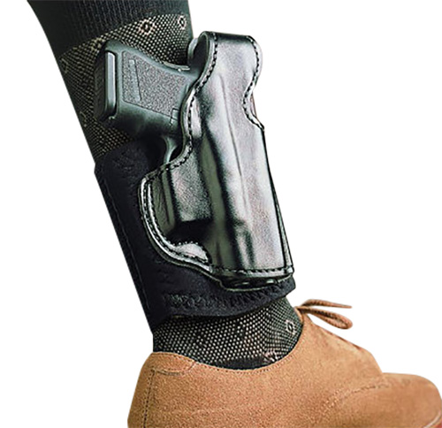 Desantis Gunhide Die Hard Ankle Rig For Glock 26/27/33 Leather/Sheepskin