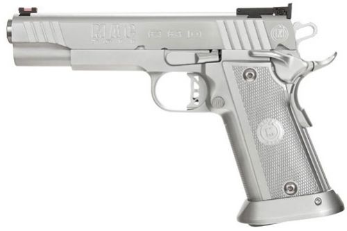 MAC Hard Chrome 3011 SSD SA/DA 40S&W 5 15+1 Aluminum Grip Chrome