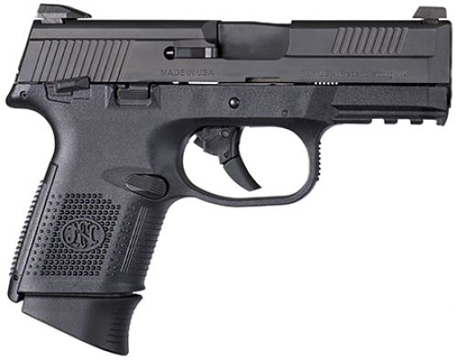 FN 66782 FNS 40 Compact DA 40 S&W 3.6 14+1 Polymer Grip Black