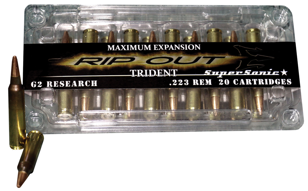 G2 Research Trident SuperSonic 223 Rem 65GR HP 20Bx/18Cs