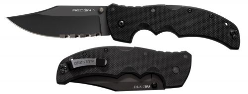 Cold Steel Recon I Tactical 4 XHP Alloy Straight/Serrated Combo G10 Bl